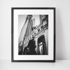 Wrigley Man Vertical Frame Mockup
