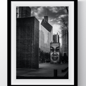 Chicago Photography | black and white photography | Faces of Chicago Black Frame